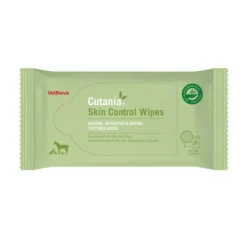 Cutania Skin Control Antiseptic & Drying Wipes for Dogs, Cats, Horses & Small Animals (24 wipes)
