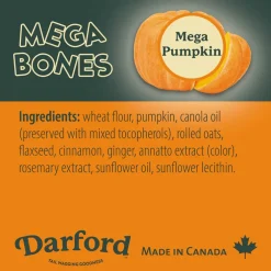 Darford Mega Pumpkin Mega Bones Dog Treats