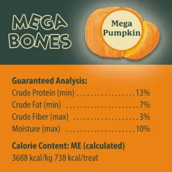 Darford Mega Pumpkin Mega Bones Dog Treats