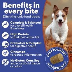 Dave's Digesti-Bites Freeze-Dried Chicken, Rice & Pumpkin Dog Treats