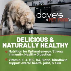 Dave's Pet Food Beef & Rice with Liver Recipe Canned Wet Dog Food, 13-oz can, case of 12