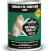 Dave's Pet Food Chicken Dinner Loaf with Liver Canned Wet Cat Food, 22-oz can, case of 12