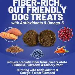 Dave's Pet Food Digestive-Friendly Sweet Potato & Pumpkin Recipe Treats For Dogs (5 oz)