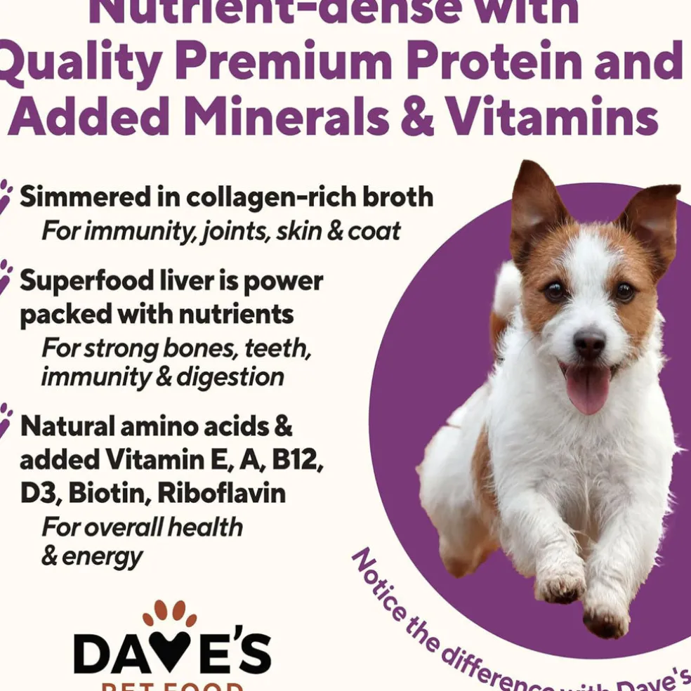 Dave's Pet Food Pork & Sweet Potato Entree in Broth Grain-Free Canned Wet Dog Food, 13-oz can, case of 12