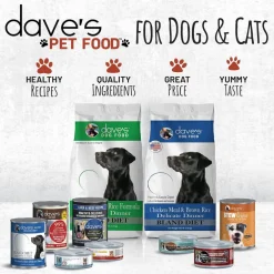 Dave's Pet Food Restricted Diet Phosphorus & Protein Kidney Support Tuna Pate in Gravy Wet Food for Dogs