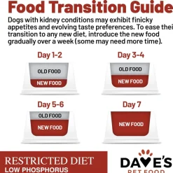 Dave's Pet Food Restricted Diet Phosphorus & Protein Kidney Support Tuna Pate in Gravy Wet Food for Dogs