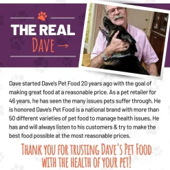 Dave's Pet Food Saucey Pate Chicken & Tuna Recipe Grain-Free Canned Wet Cat Food, 5.5-oz can, case of 24
