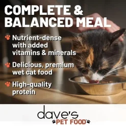 Dave's Pet Food Saucey Pate Chicken & Turkey Recipe Grain-Free Canned Wet Cat Food, 5.5-oz can, case of 24