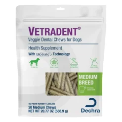 Dechra Vetradent Veggie Dental Chews for Dogs (30 Chews)