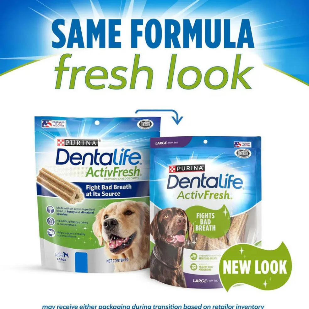 DentaLife ActivFresh Daily Oral Care Large Dental Dog Treats