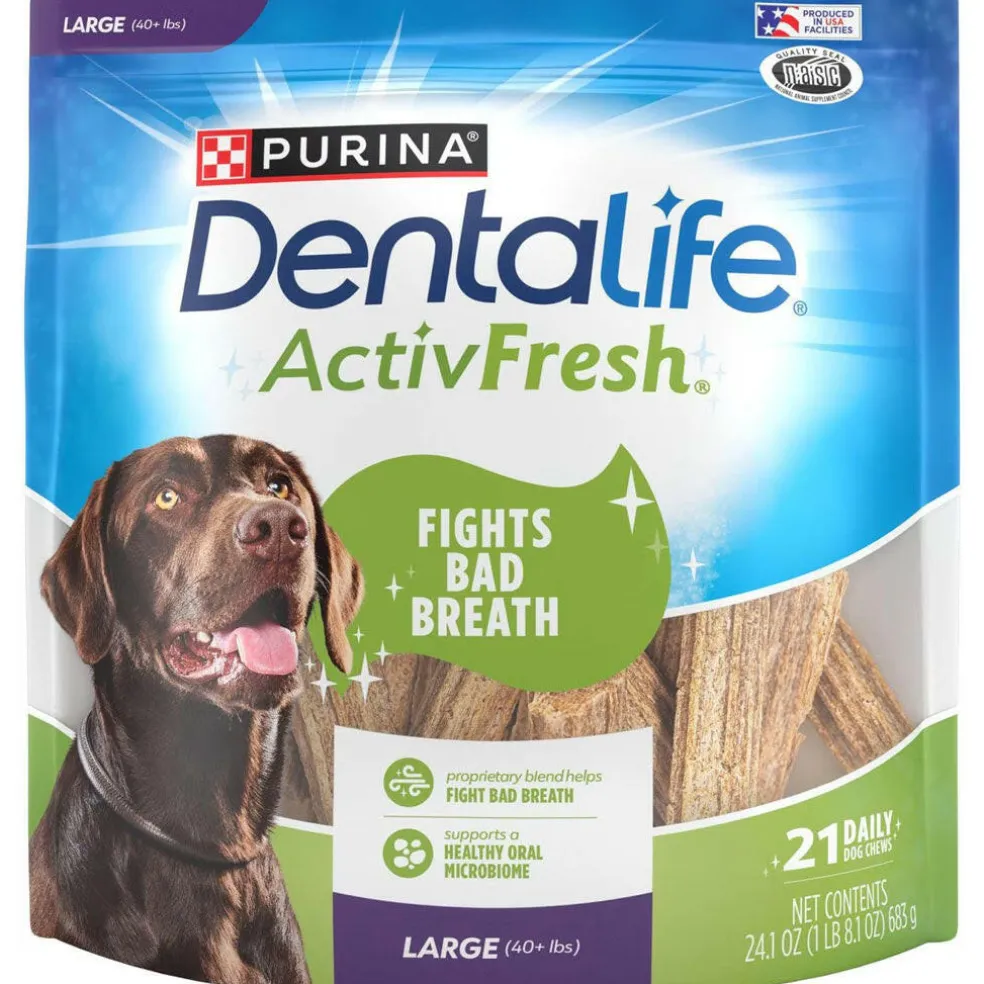 DentaLife ActivFresh Daily Oral Care Large Dental Dog Treats