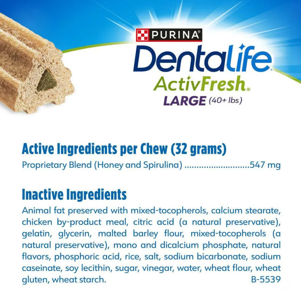 DentaLife ActivFresh Daily Oral Care Large Dental Dog Treats