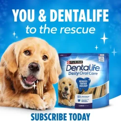 DentaLife Daily Oral Care Large Dental Dog Treats, 18 count