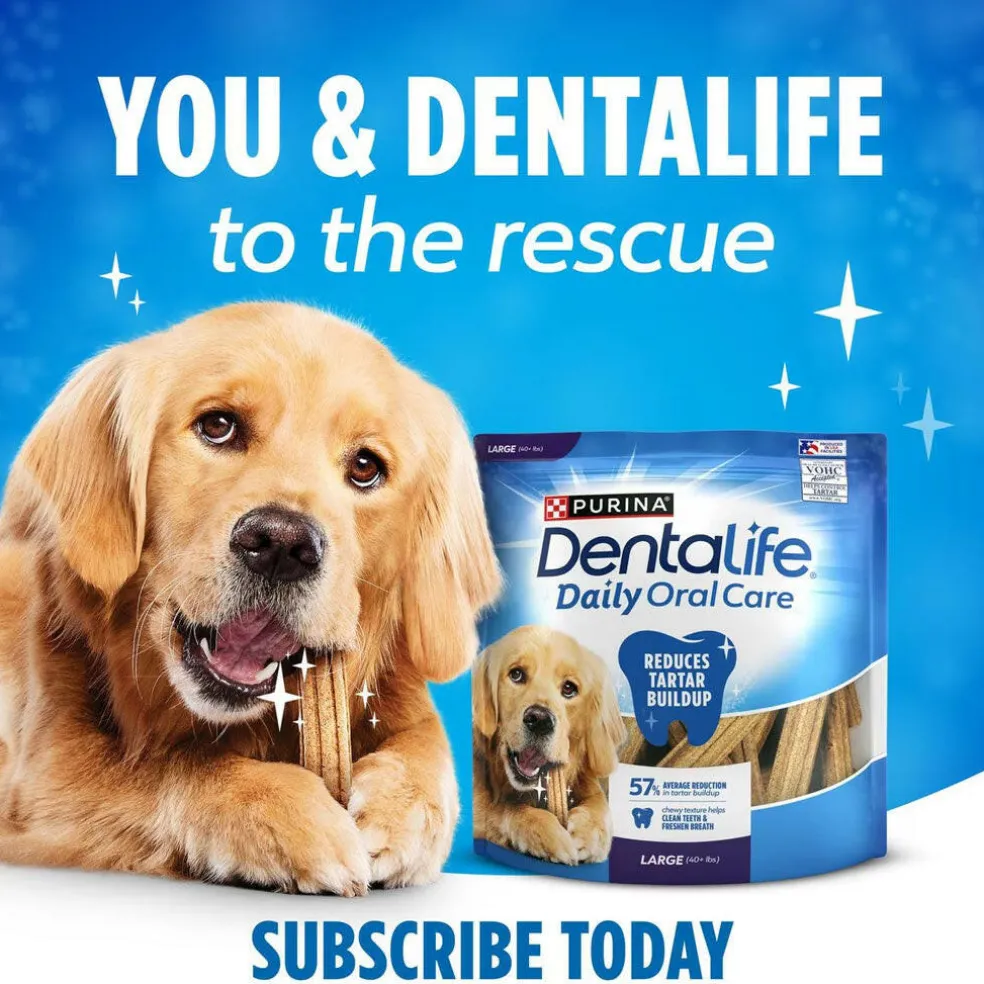 DentaLife Daily Oral Care Large Dental Dog Treats, 18 count