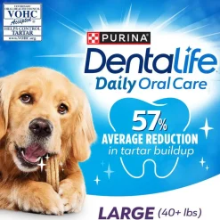 DentaLife Daily Oral Care Large Dental Dog Treats, 18 count