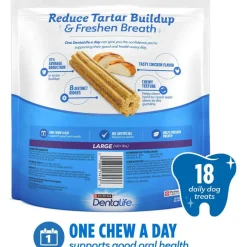 DentaLife Daily Oral Care Large Dental Dog Treats, 18 count