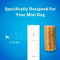DentaLife Daily Oral Care Mini Dental Dog Treats, 58 Chews