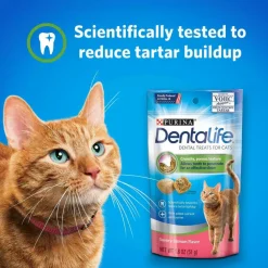 DentaLife Savory Salmon Flavor Dental Cat Treats, 1.8-oz