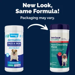Dermabliss Advanced Vet Strength Face Cleansing Wipes, 60 ct