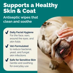Dermabliss Advanced Vet Strength Face Cleansing Wipes, 60 ct