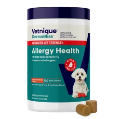 Dermabliss Advanced Vet Strength Seasonal Allergy Health Chews for Dogs