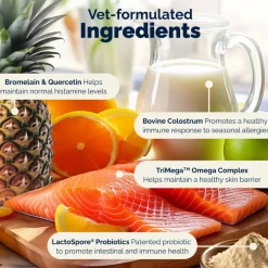 Dermabliss Seasonal Allergy Health & Immune Soft Chews for Dogs