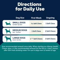 Dermabliss Seasonal Allergy Health & Immune Soft Chews for Dogs