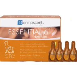 Dermoscent Essential 6 Spot-On for Small Dogs up to 22 lbs (4 count)