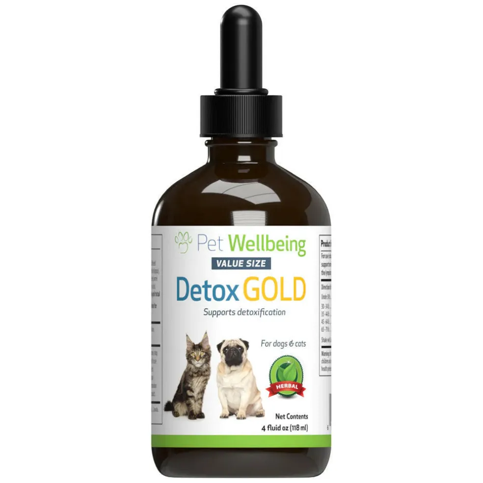 Detox Gold for Dogs - Gentle Detoxification & Elimination Support
