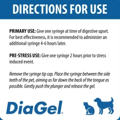 DiaGel Anti-Diarrheal Gel for Medium Dogs (3 ml)