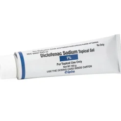 Diclofenac (Generic) Sodium Topical Gel 1% , 100-gm