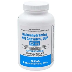 Diphenhydramine HCI Capsules (Manufacturer may vary