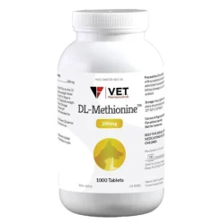 DL Methionine 200mg Tablets (1,000 tablets)