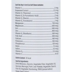 Doc Roys Forti Cal for Dogs, 120 ct Soft Chews