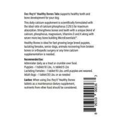 Doc Roy's Healthy Bones - Supplement for Puppies and Adult Dogs, 100 ct