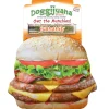 Doggijuana Get the Munchies Refillable Juananip Cheeseburger Squeaky Plush Dog Toy