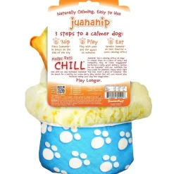 Doggijuana Get the Munchies Refillable Juananip Ice Cream Pup Cup Squeaky Plush Dog Toy