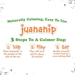 Doggijuana Tuffer Chewer Refillable Juananip Donut Tough Squeaky Dog Plush Toy, 1 count