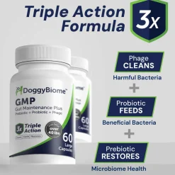 Doggy Biome GMP Gut Maintenance Plus for Dogs, 60-count