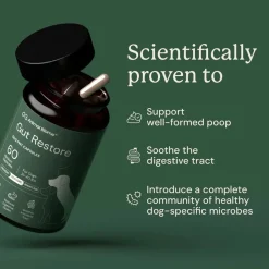 Doggy Biome Gut Restore Supplement FMT Capsules for Dogs