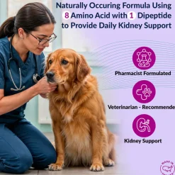 Doggy Naturals Aminodyl Advanced Kidney Support for Dogs & Cats, 120 capsules