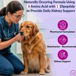 Doggy Naturals Aminodyl Advanced Kidney Support for Dogs & Cats, 120 capsules