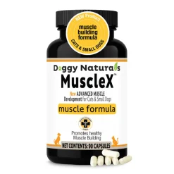 Doggy Naturals MuscleX Advance Muscle Development for Dogs & Cats, 90 capsules