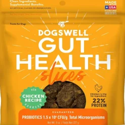 Dogswell Gut Health Chicken Slices Treats for Dogs 8 oz