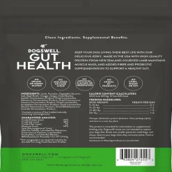 Dogswell Gut Health Mini Jerky Lamb Treats for Dogs 4 oz
