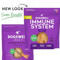 Dogswell Immunity & Defense Jerky Grain-Free Chicken Treats for Dogs 24 oz