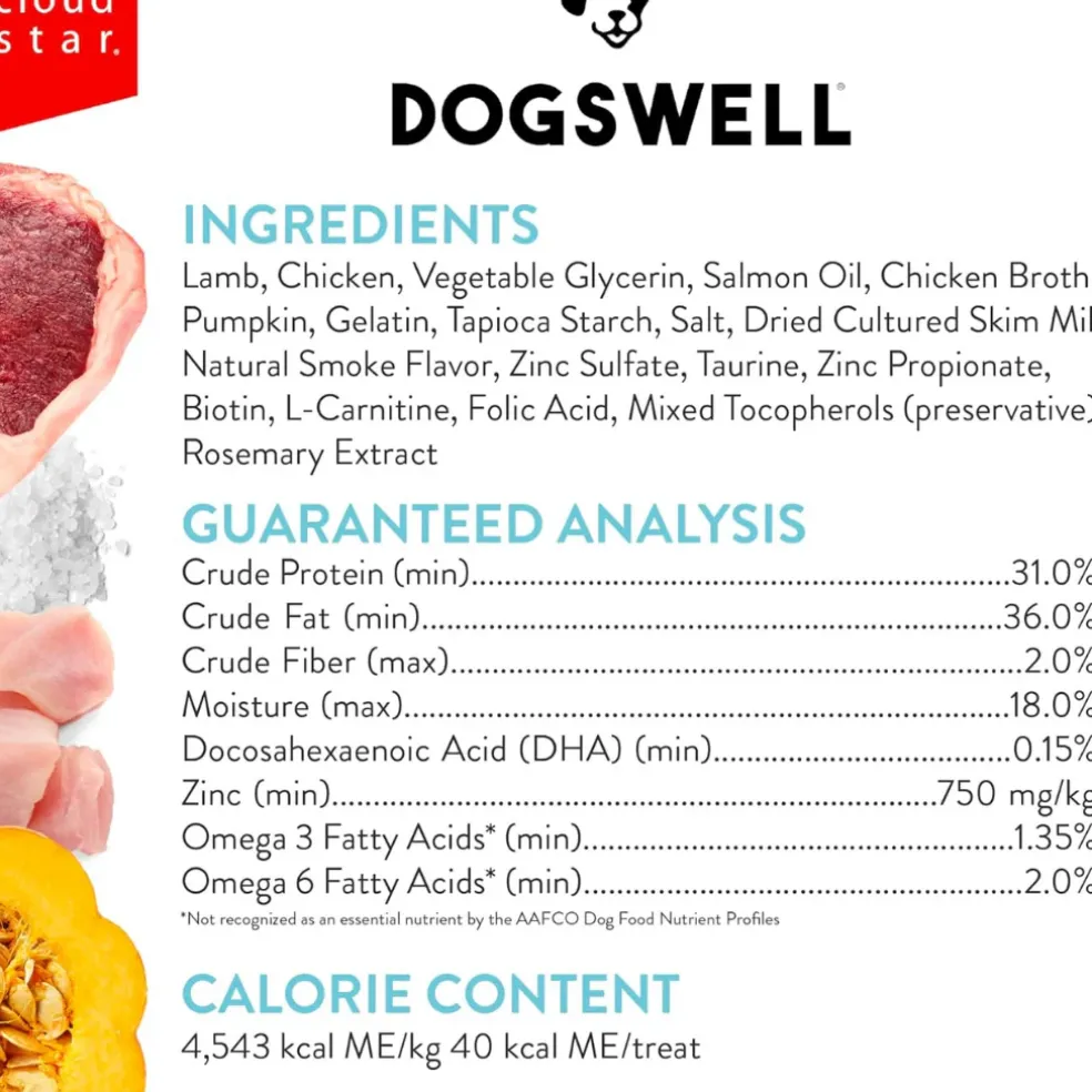 Dogswell Puppy Health Lamb Recipe Mini Soft Strips Treats
