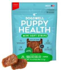 Dogswell Puppy Health Lamb Recipe Mini Soft Strips Treats