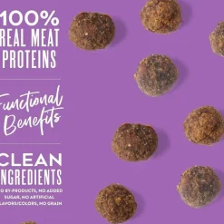 Dogswell Skin & Coat Duck Recipe Meatballs Treats for Dogs 14 oz