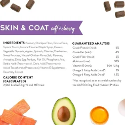 Dogswell Skin & Coat Soft & Chewy Salmon Flavored Treats for Dogs 14 oz